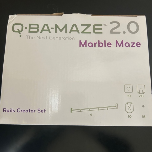 Q-Ba-Maze 2.0 Marble Maze Rail Creator Set. - Picture 7 of 7